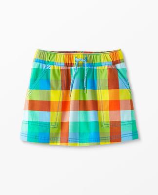 Girls\' Rainbow Plaid Camp Skort - Size Little Kids 5 by Hanna Andersson -  Yahoo Shopping