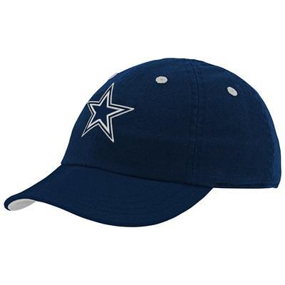 Youth Cream/Navy Dallas Cowboys Bone Cuffed Knit Hat