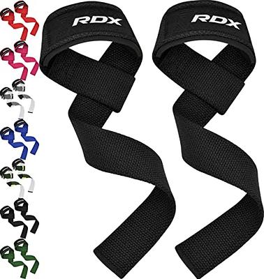  RDX Weight Lifting Straps, 5MM Neoprene Padded 60CM Hand Bar  Support Wrist Straps for Weightlifting Gym Bodybuilding Powerlifting  Deadlift Grip Strength Training, Heavy Duty Workout Fitness Men Women :  Sports