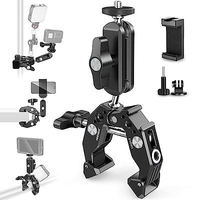 NEEWER Tabletop Camera Mount Stand with Flexible Arm, Overhead Height  Adjustable Light Stand Mount with Table Mounting Clamp, Swiveling Ball Head  for DSLR Camera, Phone, LED Light, Webcam and More : 