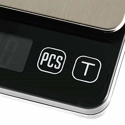 Teeter Totter (BW) Digital Scale, 100g/0.01g Stainless Steel Plate Digital  Scale, Electronic Scale Gram & Ounce, Small Food Scale, Herb Scale, Jewelry  Scale, Grain Scale Portable, Screen Light - Yahoo Shopping