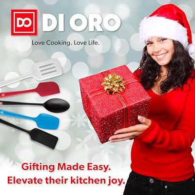  DI ORO Jar Spatula Silicone - Jar Scraper Long Handle