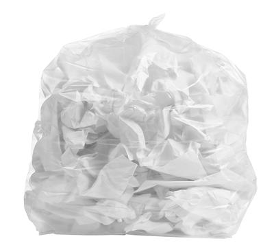 55 Gallons Plastic Trash Bags - 15 Count