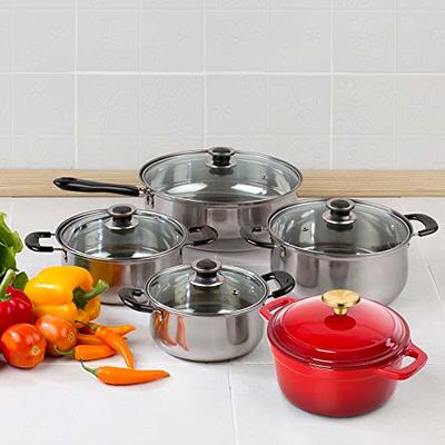 Stainless Steel Replacement Handle compatible with Le Creuset,Aldi,Lodge,  and other Enameled Cast-Iron Dutch Oven