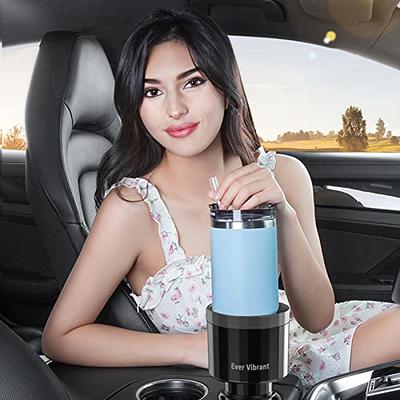 Expandable Cup Holder Expander for Car with Adjustable Base