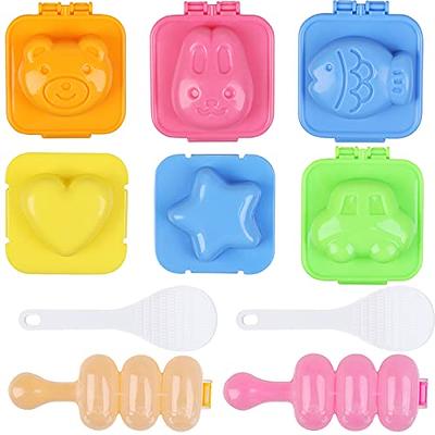 8pcs Cute Cartoon Sushi Making Kit,onigiri Rice Ball Maker Mold