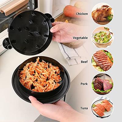 YukaBa Shred Machine, Chicken Shredder Claws Easy Use,Meat Shredder Tool  with Handle and Non-Slip Base,Quick Safe Shred Machine Chicken,Meat  Shredder