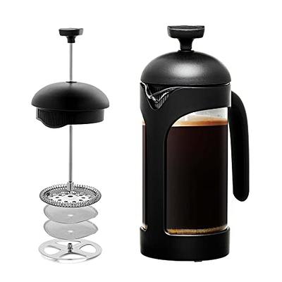 RAINBEAN Mini French Press Coffee Maker 1 Cups, 12oz Coffee Press, Perfect  for Coffee Lover Gifts Morning Coffee, Maximum Flavor Coffee Brewer with