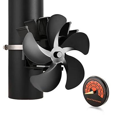 CWLAKON Wood Stove Fan Heat Powered - Upgrade Designed Silent