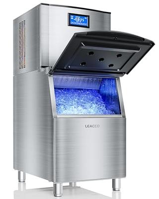 Commercial Ice Maker Machine, 110V 550LBS/24H 350LBS Large Storage