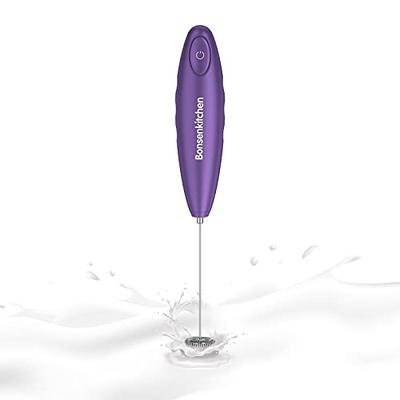 SIMPLETASTE Electric Milk Stand, One Touch Hand Whisk Powered