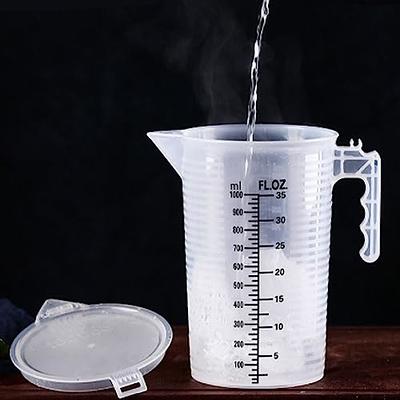 250ml plastic clear measuring cup handle liquid pour spout home kitchen .WR