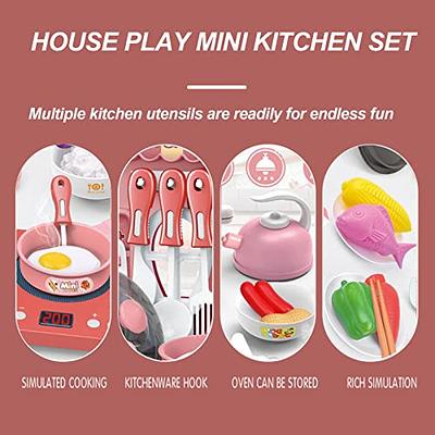 Bruvoalon 32Pcs Kids Play Kitchen Toys Set, Toddlers Pretend