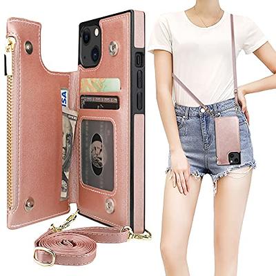  Bocasal Crossbody Wallet Case for iPhone Xr, RFID