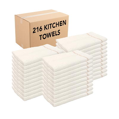 Mainstays 18-Piece Kitchen Bar Mop Dishcloth Set, White