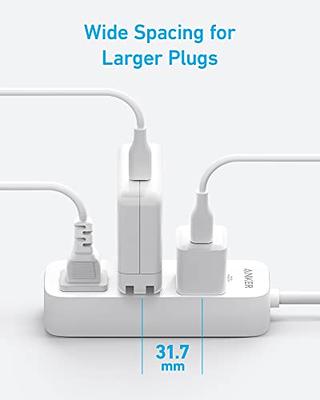 onn. 3-Outlet Surge Protector with 2 USB Ports, Green, 3