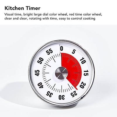 HOME MOST 3 Large Display Kitchen Timer - Digital Timer Magnetic Back Loud  Alarm On A Rope- White Cooking Timers For Kitchen Teachers Students Games