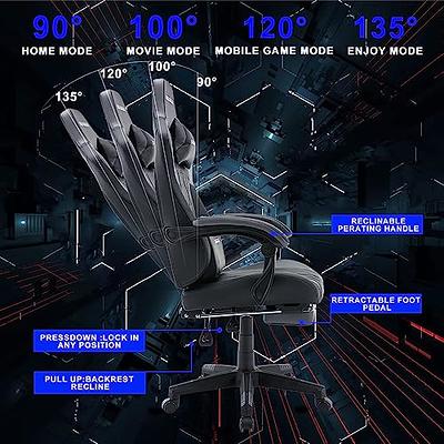 Gaming Chair, Gaming Chairs for Adults, Reclining Gamer Chair