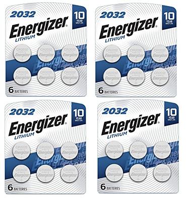 Energizer 2032 Battery CR2032 Lithium 3v, 5 Count (Pack of 1)