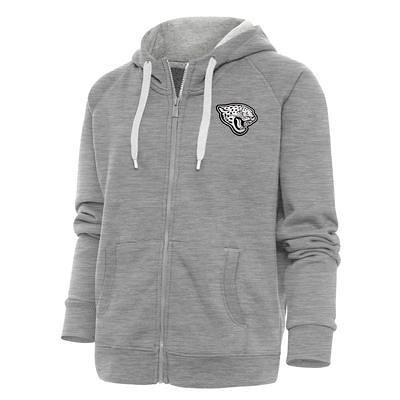 Miami Dolphins Antigua Victory Pullover Hoodie - Heather Gray