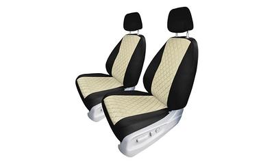 PU Leather Bamboo Charcoal Edge Wrapping Car Front Seat Cushion Cover Pad Mat Car Seat Covers in Black