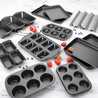 Tiawudi 2 Pack Nonstick Muffin Pan, Carbon Steel Cupcake Pan, 6 Cup, Easy  to Clean and Perfect for Making Muffins or Cupcakes, Jumbo - Yahoo Shopping