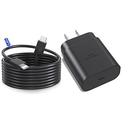 Samsung Super Fast Charger Type C, 25W USB C Wall Charger Fast Charging for Samsung  Galaxy S23/S23 Ultra/S23+/S22/S22 Ultra/S22+/Note 20 Ultra/Note 10/Z Fold 3  with 10FT C Charger Cable - Yahoo Shopping