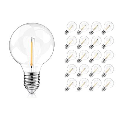 20ct Incandescent Outdoor String Lights G40 Clear Bulbs - Room Essentials™  : Target