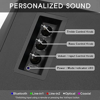 Prosonic BT30(2023 Version) Active Powered Bluetooth Bookshelf