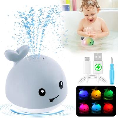 YUISTRE Crab Bubble Machine Bath Toy:Bath Bubble Maker,Blow Bubbles and  Plays Children's Songs,Bath Toys for Toddlers 1-3,Battery Operated (Red)