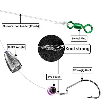 Rikimaru Fishing Ready Texas Rigging Fluorocarbon Fishing Line