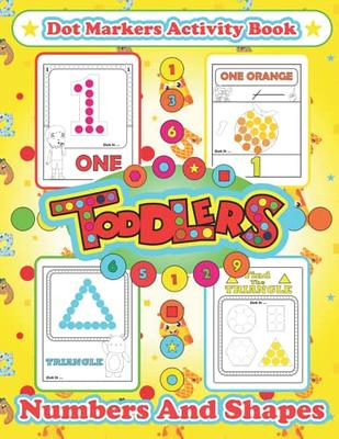 Dot Markers Activity Book  A Dot Art Coloring Book for Toddlers