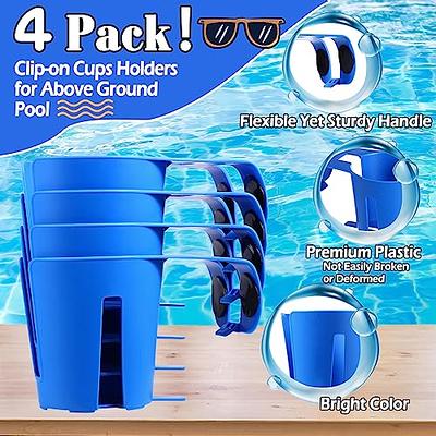 Pack of 2 Drink Holders, Blue Pool Cup Holder Cup Holder for Pool