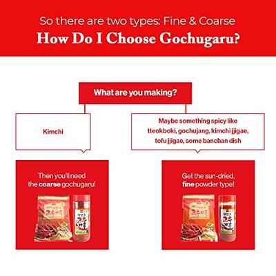 Wang Sun-Dried Coarse Gochugaru for Kimchi, Red Pepper Flakes