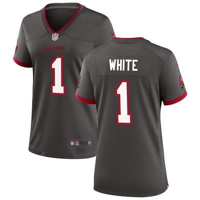 Men's Nike Devin White Pewter Tampa Bay Buccaneers Game Jersey