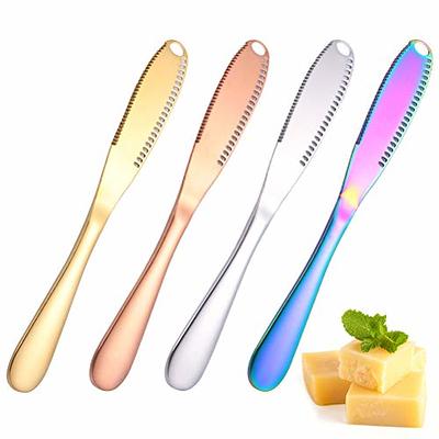 Butter Knife Stainless Steel Butter Spreader Knife,Multifunctional