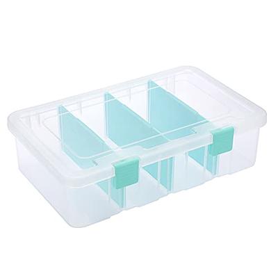 Simplify Plastic Medium Vinto Storage Box with Lid in Ivory