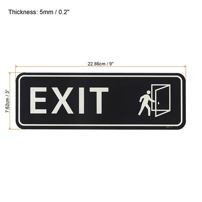 2.8 Push Pull Door Sign, 2 Pairs Acrylic Self-Adhesive Sign - Yahoo  Shopping