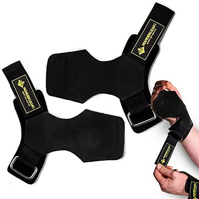 ProFitness 10” Long Weight Lifting Straps for Grip Strength and Support -  Neoprene Padded Gym Wrist Straps for Powerlifting and Injury Prevention 