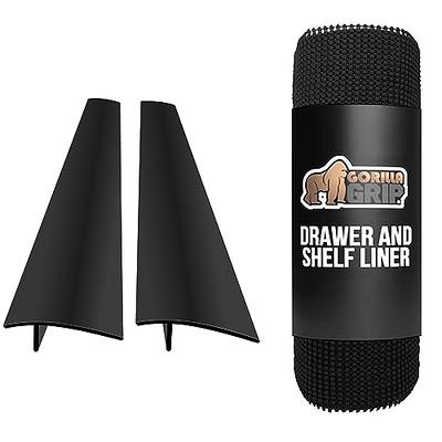 Gorilla Grip 2 Pack Silicone Stove Gap Covers and Drawer Liner