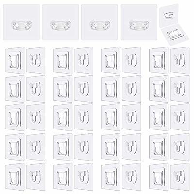 YCYBAB2J Double Side Adhesive Hooks 24 Pack Wall Hooks Heavy Duty