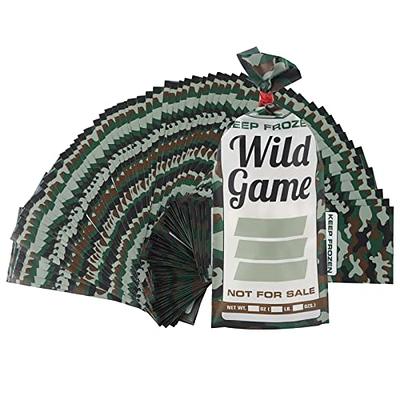 120 Pack] Wild Game Bags for Freezer Storage 1lb - Meat Bags for