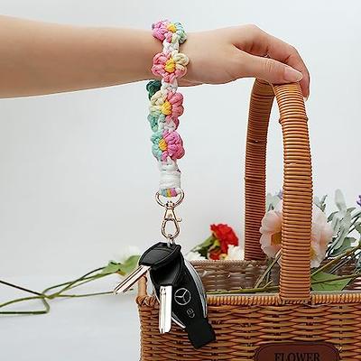 Combo Of 3 Aztec Ladder knot Macrame Keychain/bag Charm With Lobster Clasp