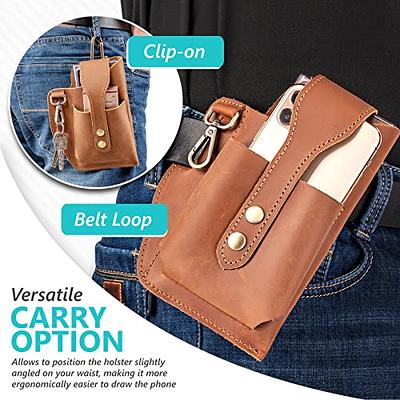 Cell Phone Holster Belt Clip Loop Carrying Pouch Wallet Case for iphone  Samsung