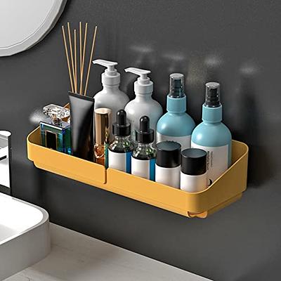 Moforoco Shower Caddy Basket Shelf with Soap Holder, No Drilling Traceless  Adhesive Shower Wall Shelves, Rustproof Bathroom Shower Storage Organizer -  Yahoo Shopping