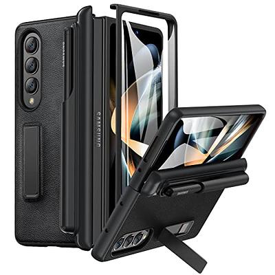 For Samsung Galaxy Z Fold 4 Case With S Pen Holder Wrist Strap