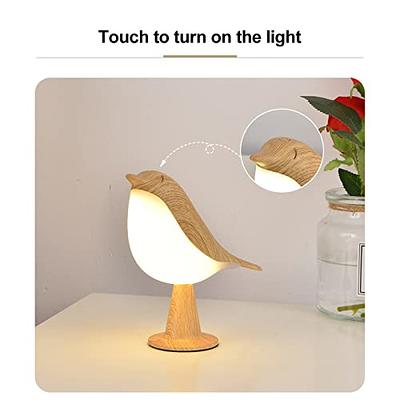 BestAlice Bedside Touch Control Table Lamp, Cute Bird Led Desk Lamp,  Creative Bedside Lamp Aroma Lamps