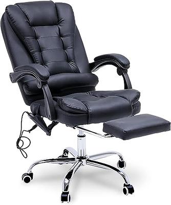 Ergonomic Executive Office Chair,Heated Massage Office Chair with 6-Point  Vibration, Home Office Chair with Flip-up Armrests and Back Support,Computer  Desk Chairs with Wheels for 330lbs - Yahoo Shopping