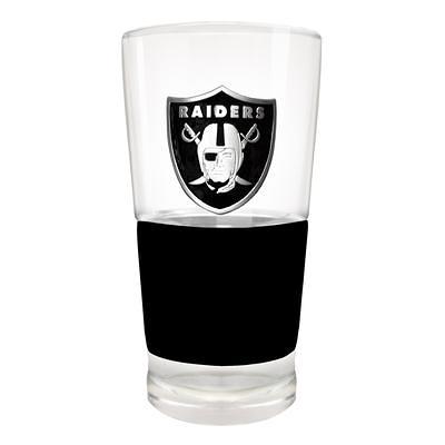 LV LA OAKLAND Raiders 24 oz Clear Tumbler Cup Official NFL Item