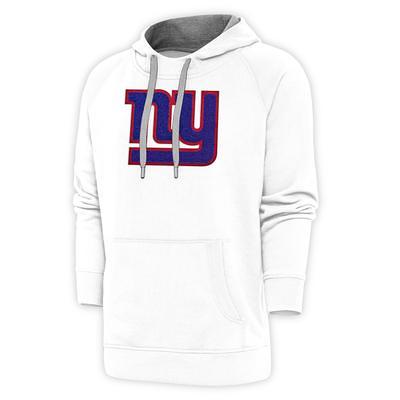 Women's Antigua White New York Jets Victory Pullover Hoodie